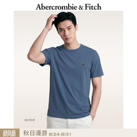 Abercrombie & Fitch 124-6014 纯棉 蓝色 L(180/108A) 男士T恤