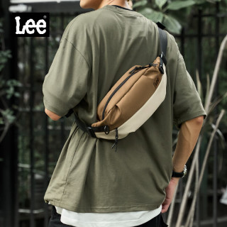 Lee 【骑行通勤】男士斜挎胸包