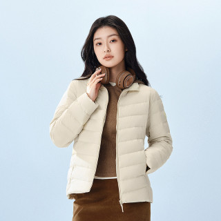 移动端：波司登 羽绒服女2025新款连帽轻薄短款轻暖鹅绒羽绒服B40131036