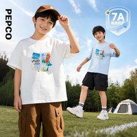 小猪班纳 童装2026夏季新款男女童短袖印花T恤圆领上衣潮Z12620022