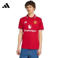 adidas 男子曼联球迷版足球运动休闲短袖T恤KA6871