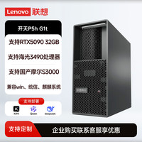 联想 P3h G1t/P5h G1t国产信创工作站电脑自主可控国产海光CPU兼容WIN/银河麒麟系统 【P5h