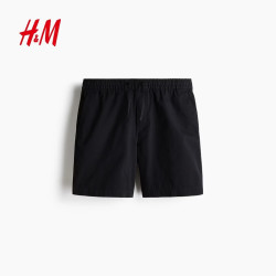 H&M 男装休闲版型棉质短裤 1321157