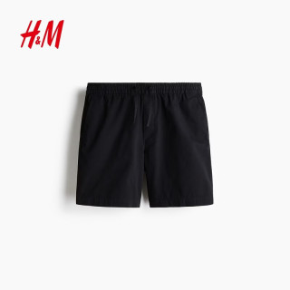 H&M 男装休闲版型棉质短裤 1321157