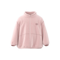 papa爬爬 摇粒绒抗静电 粉色 100cm 儿童外套