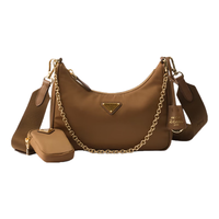 PRADA Re-Edition 2005 三合一手袋 白兰地色