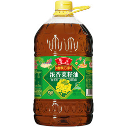 鲁花 低芥酸浓香菜籽油家用食用油（香飘万家系列）3.06L*1桶