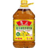 鲁花 低芥酸特香菜籽油家用炒菜食用油4L*1