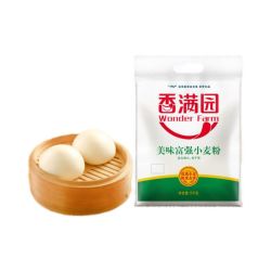 香满园 美味富强小麦粉5kg家用包子饺子馒头面包厨房通用日期新鲜