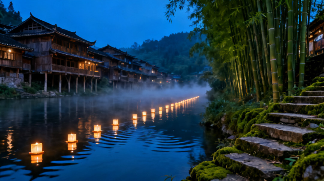 万盏河灯送岸去!七月半,到哪能看到最正宗的民俗文化?