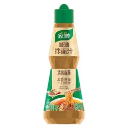 家乐 减油拌面汁芝麻酱花生酱凉拌汁调料享尽清爽麻酱凉拌调味汁