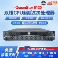 华为 OceanStor 5120文件共享NAS存储(2U/双控/双鲲鹏920/32G缓存/8*GE+4*10GE/4*480G固态+12*10T)
