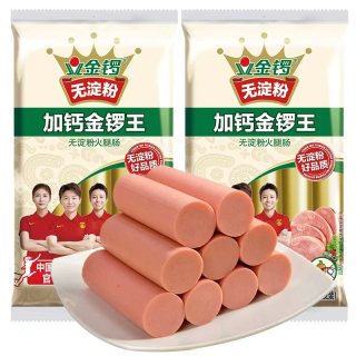 88VIP：金锣 火腿肠无淀粉加钙金锣王240g*2袋
