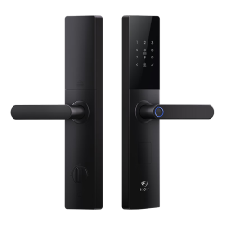 龙霆 E3 指纹密码 执手款 电子锁