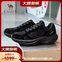 骆驼 复古运动慢跑鞋 G15AX48056 黑色 42