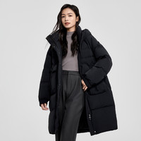 千仞岗 真五折！90%绒 650蓬+高充绒 长款连帽羽绒服Y309135Y 多色任选 -10°抗寒！