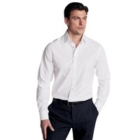 CHARLES TYRWHITT 修身版男士纯棉英式纯色商务衬衫长袖免烫高级感