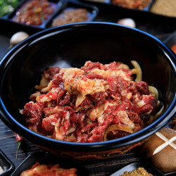 齐函杨佳 齐齐哈尔烤肉传统拌肉 250g 安格斯牛肉烧烤食材半成品 源头直发