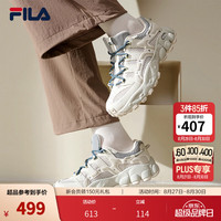 FILA 厚底透气老爹鞋 雨雾灰 38.5 女运动鞋