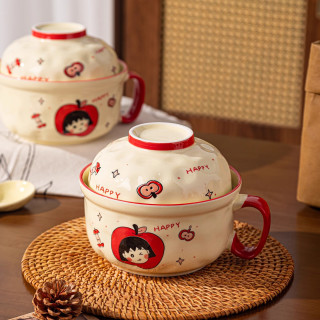 CERAMICS 小丸子陶瓷泡面碗
