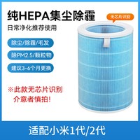 移动端、88VIP：KISSAIR 适配小米家空气净化器滤芯4lite过滤网12s3代ProH/Max/F15s除甲醛