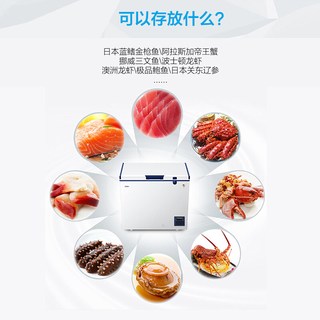 海尔 DW-60W151EU1 -70℃超低温 151升 卧式冷柜