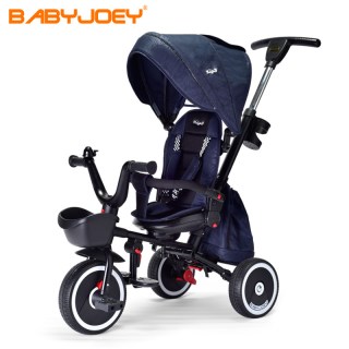 Babyjoey 三轮车儿童脚踏车双向溜娃神器折叠婴儿宝宝手推车1-5岁