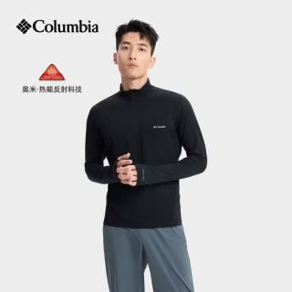 Columbia 26秋冬秋衣男户外银点热能弹力长袖T恤修身保暖功能内衣AE6330 011 XL