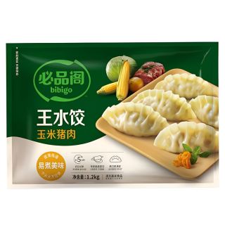 必品阁 王水饺 玉米猪肉饺子 1.2kg/约48只