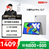 联想 小新PadPro12.7 2026 平板电脑 2.9K高刷全面屏 娱乐学习 10200mAh 8+256G 官方标配