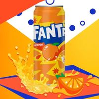 芬达 24罐日本进口Fanta/芬达橙味碳酸饮料汽水500ml 夏季冰镇果味饮料