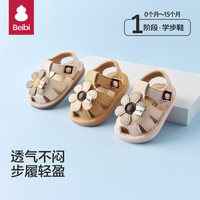 BEIBI 儿童凉鞋女童男童夏款男孩女孩宝宝沙滩鞋小童包头学步凉拖鞋幼儿