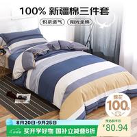 AVIVI 北欧时代 简约全棉三件套 150