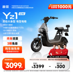 首驱 Yz1 citi 电动自行车 新国标长续航轻便代步成人两轮电助力 电动车