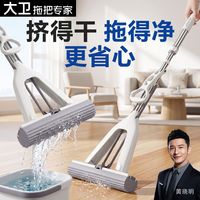 百亿补贴：大卫 海绵拖把家用卫生间浴室专用吸水拖布一拖净2026新款懒人大号