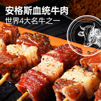 大希地 烧烤自由就现在！安格斯牛肉串 120g