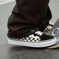 VANS OLD SKOOL 黑白经典OS棋盘格男女情侣休闲帆布滑板鞋
