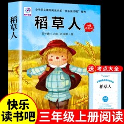 全套3册 稻草人三年级上册必读正版的课外书安徒生童话全集格林童话故事书快乐读书吧书叶圣陶