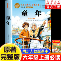 全3册童年六年级上册必读课外书快乐读书吧高尔基爱的教育亚米契斯小英雄雨来管桦原著完整版推荐6上