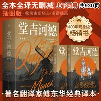 当当网 堂吉诃德(全2册)：现象级畅销书全本全译无删减 上下两册共920页 插图版 塞万提斯