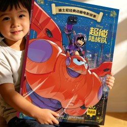 超能陆战队 迪士尼动画电影故事绘本系列注音版国际金奖3-6-9岁儿童书籍