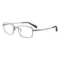 依视路(ESSILOR)依视路钻晶系列智能防蓝光镜片配近视高清耐磨品牌光学眼镜 TR+钛-全框-夏蒙-黑色 依视路膜岩高清1.56现片