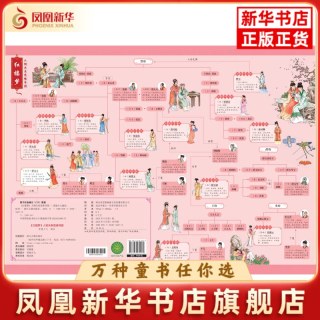 爱德少儿《红楼梦》人物关系思维导图爱德少儿儿童文学浙江古籍出版社凤凰新华书店旗舰店