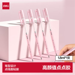 得力 DL 得力 deli 笔形点胶笔粉色-JS116