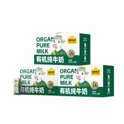 认养一头牛 有机纯牛奶200ml*10盒*3盒