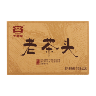 大益 2018年老茶头熟砖 1801批次 普洱茶