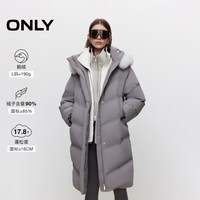 ONLY 124412014 90白鹅绒 毛领连帽 女士羽绒服