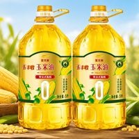 百亿补贴：金龙鱼 零反式脂肪玉丰收玉米油5L*2桶非转基因压榨食用油