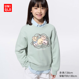 优衣库 童装女童CHIIKAWA UT卫衣/长袖/运动衫491284 51 嫩绿色 140
