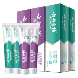 云南白药 经典系列 益生菌 牙膏套装  105g*2支+105g*2支 薄荷+冰柠